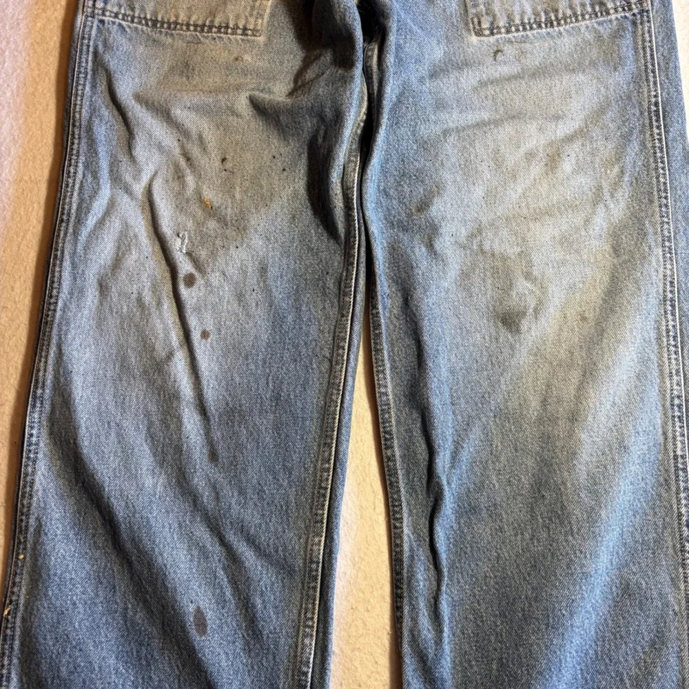 Vintage‎ Y2K Ecko Unltd Mens Denim Jeans 34x32 Loose Fit Carpenter Style Light